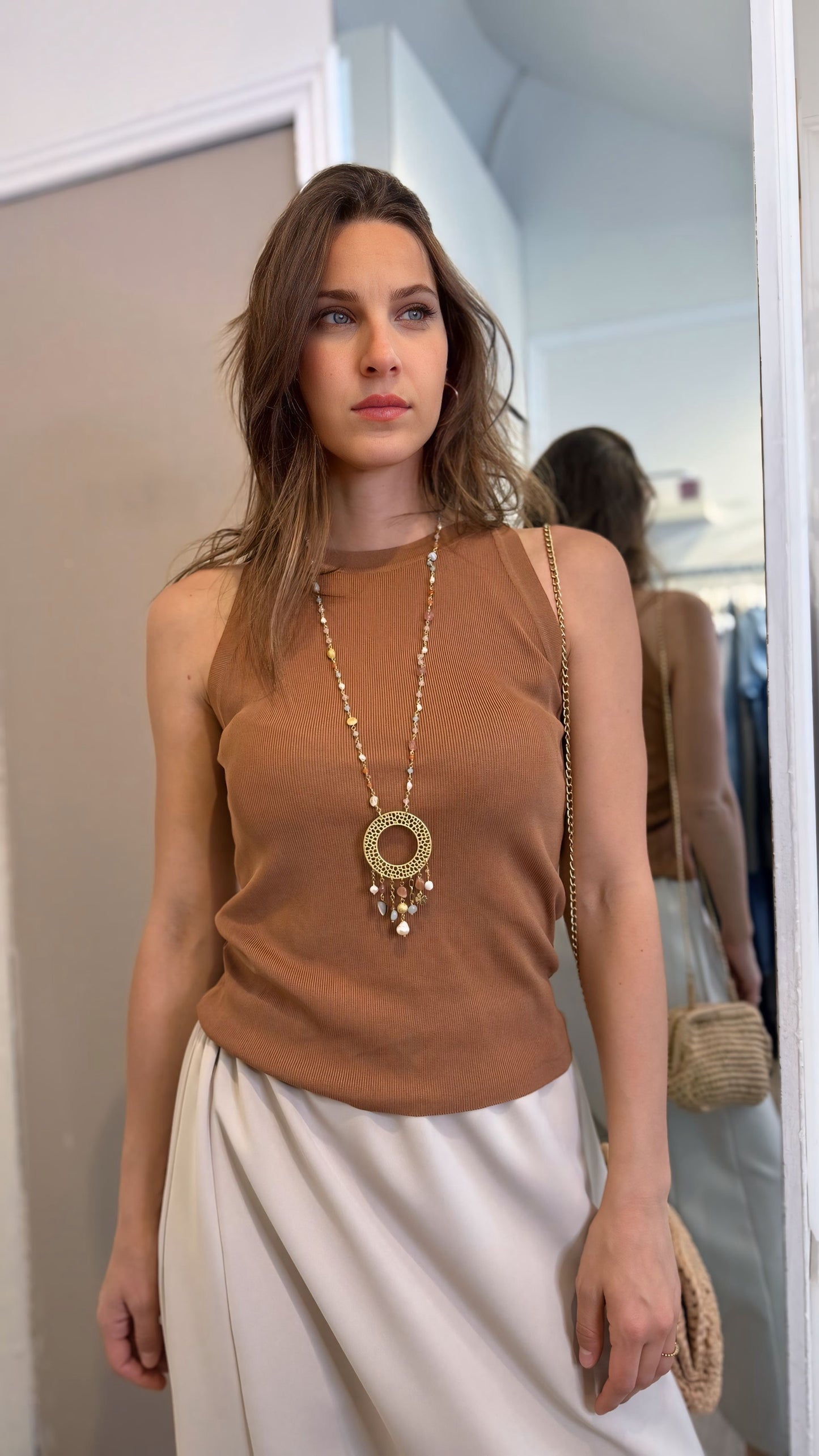 TOPPINO AMERICANA BEIGE/BISCOTTO/BIANCO