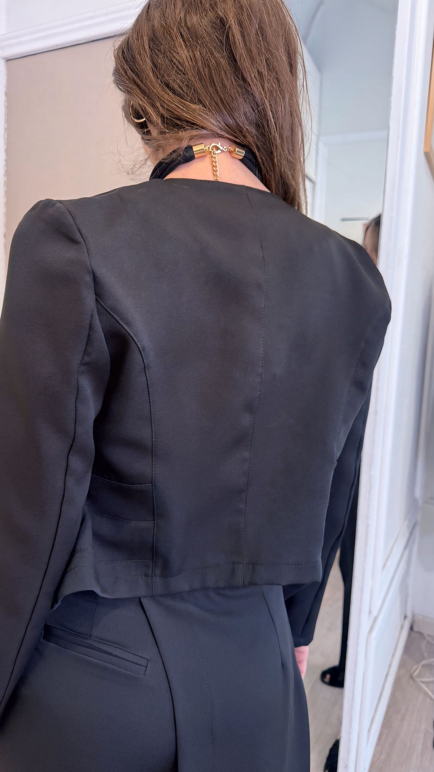 GIACCA STILE CHANEL NERO