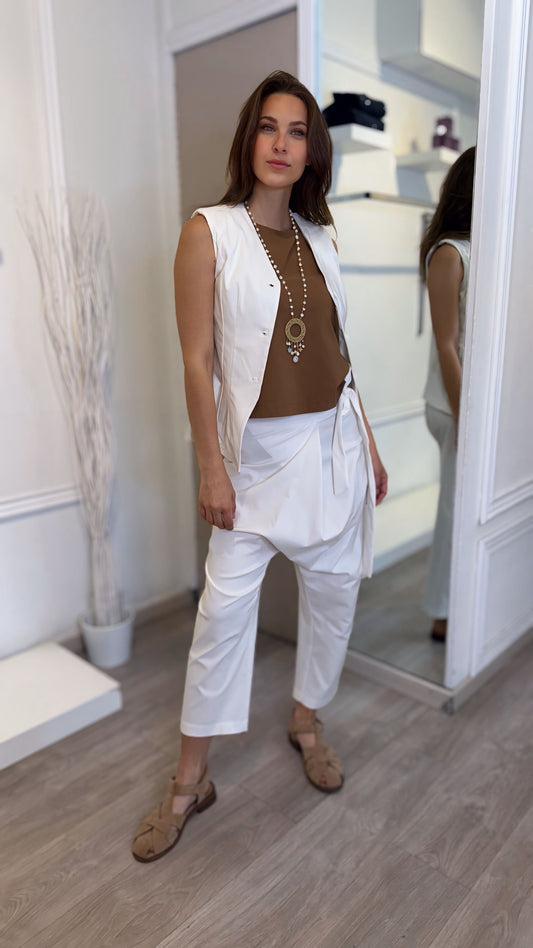 GILET ANGELINE BIANCO
