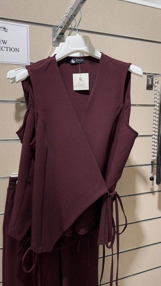 GILET BELLA-vinaccia