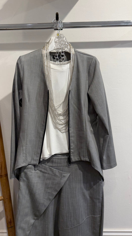 GIACCA PUNTE DENIM VERDE