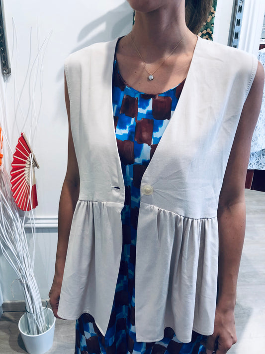 BLUSA SABBIA LINO