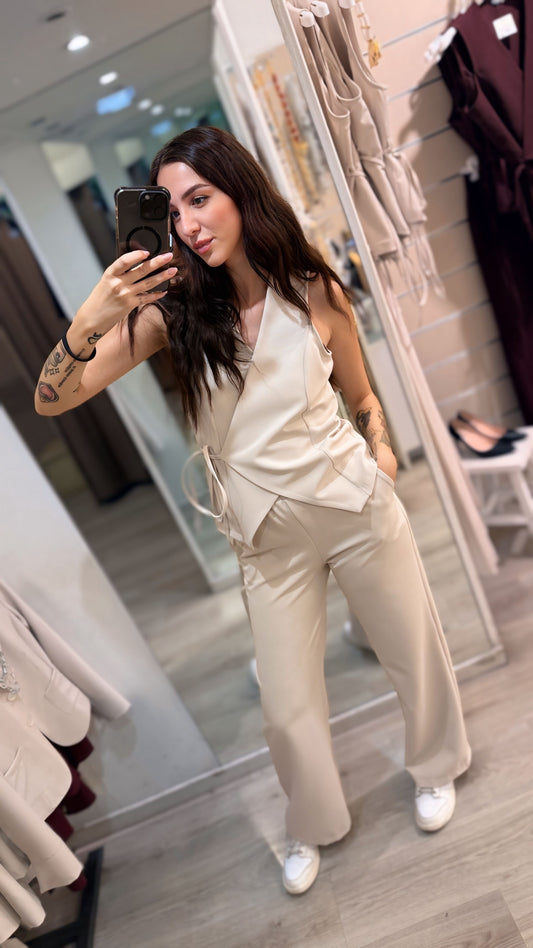 PANTALONE BELLA-beige