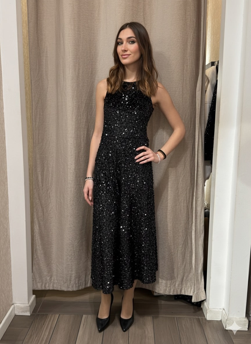 Tuta Cielo stellato nera