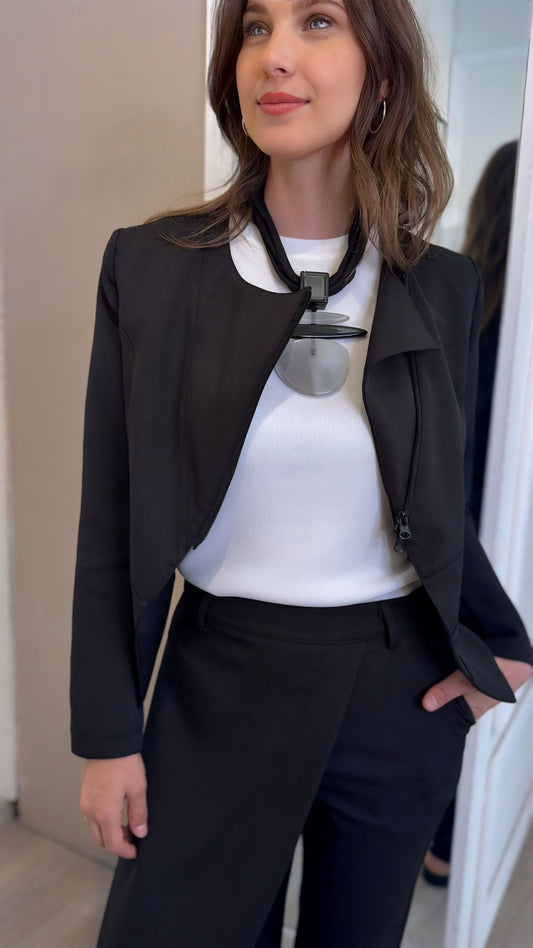 GIACCA STILE CHANEL NERO