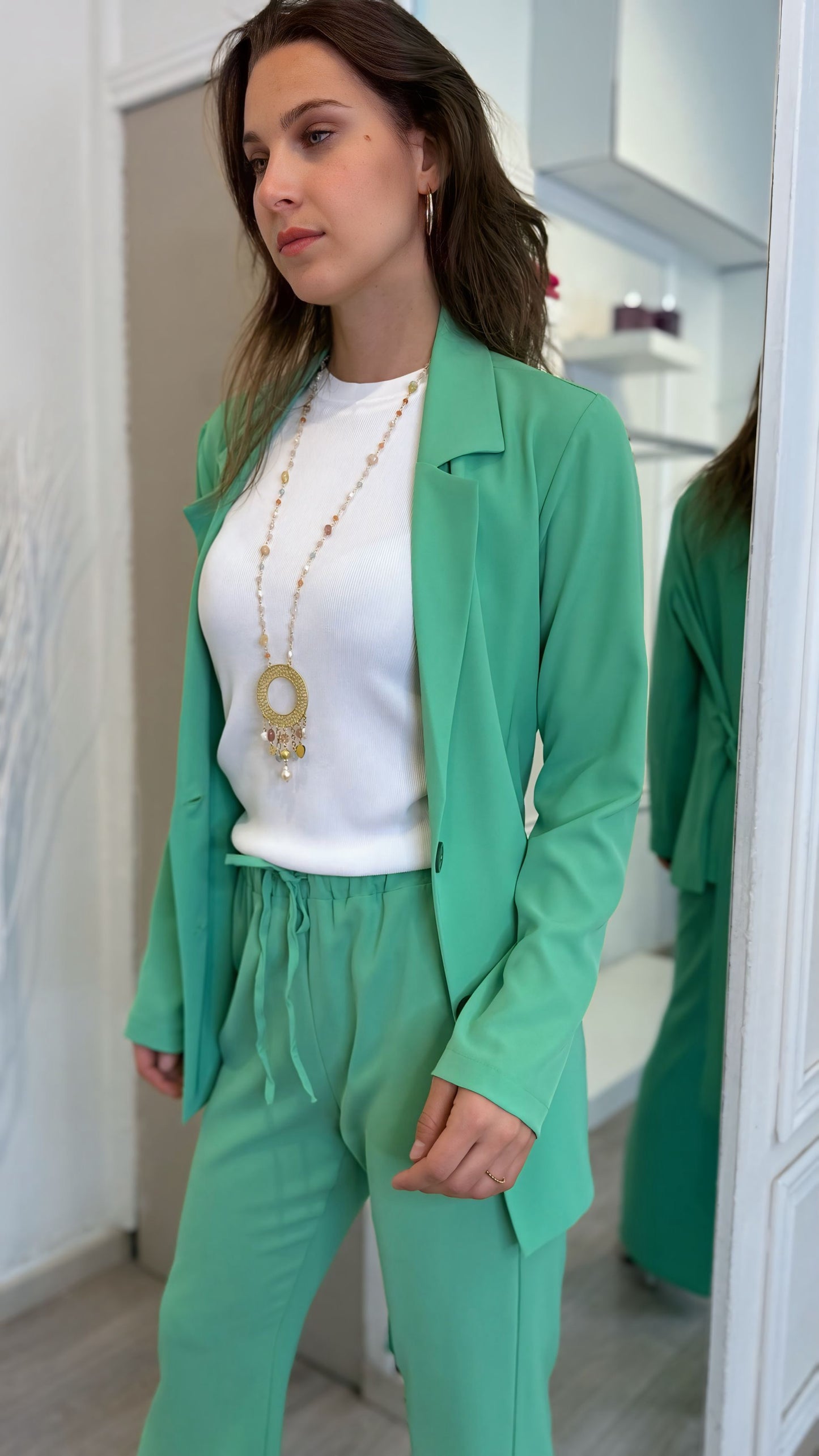 BLAZER MORBIDO VERDE