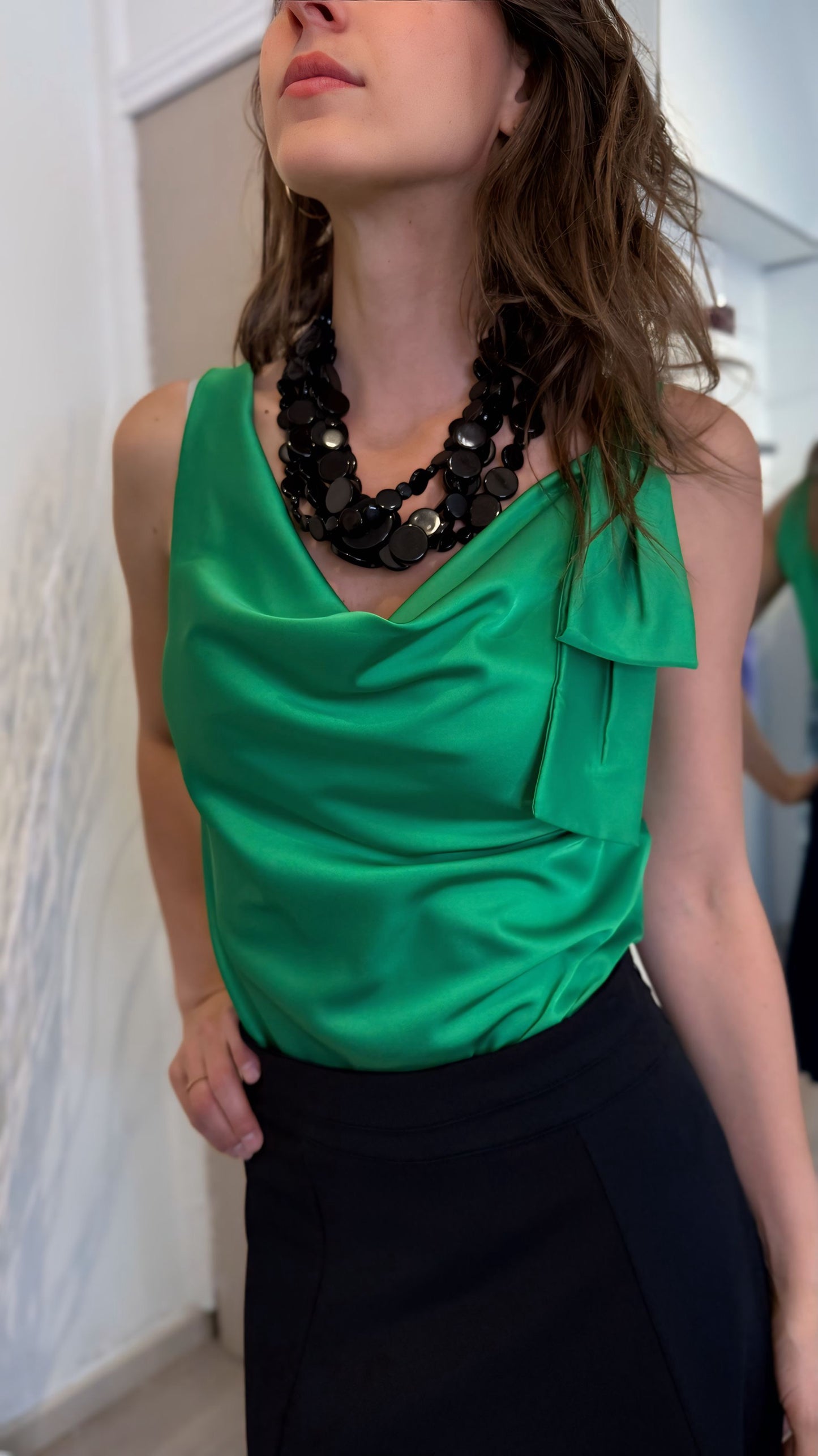 TOP RASO VERDE
